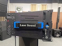 Double éclairage audio-vidéo professionnel 12 pouces 2800W Active Line Array Import allemand avec amplificateur de puissance DSP à impédance 4ohm