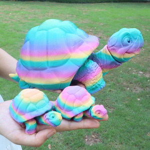 Jouet anti-stress tortue marine imprimé en 3D, créatures articulées imprimées en 3D, articles pas chers, motifs de dragon originaux - Product Image 2