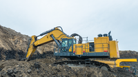 XE1350 Excavatrice sur chenilles robuste de 130 tonnes, 567 kW, godet de 8 m³, garantie 1 an avec attache rapide, grande capacité
