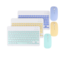 X522 pour tablette Pc Mobile Gaming Slim clavier et souris sans fil Combo pour les filles de bureau
