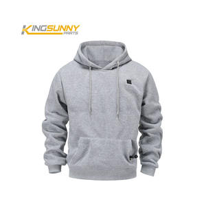 เสื้อวอร์มไฟฟ้าแขนยาวมีฮู้ด, เสื้อกันหนาวมีช่องเสียบ USB ให้ความอบอุ่นสำหรับเล่นสกีฤดูหนาวอุปกรณ์เสริมกลางแจ้ง - Product Image 6