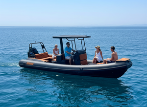 เรือแบบแข็งน้ำหนักเบาทนทาน25ft นักดำน้ำ7.6เมตรทำจากอะลูมิเนียมแบบเป่าลม760 10คนความจุ5ปี - Product Image 4