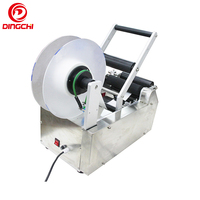 Usine directe Dingchi semi-automatique électrique bouteille en verre boîte de conserve papier moteur étiqueteuse pour bouteilles de vin 110V-220V