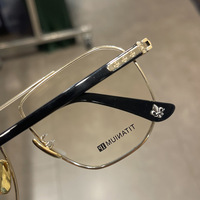 Nouvelle mode Anti bleu lunettes femmes Vintage métal cadre lunettes femme Prescription lunettes cadres optique
