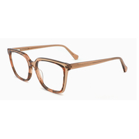 Vente en gros de lunettes optiques œil de chat de haute qualité montures acétate biodégradable temple métallique filtre à lumière bleue lecture stock prêt