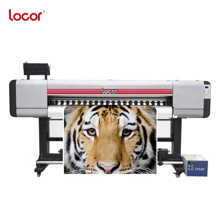 Locor 1.8m Factory hot selling 6feet uv roller i3200 U1 head 3D transparent film positive printer