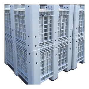 Nhiệm Vụ Nặng Nề Lớn Huyệt Cấp Thực Phẩm Nhựa Số Lượng Lớn Bin Stackable Pallet Thùng Để Bán - Product Image 1