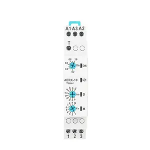 AOASIS 150-260VAC/24VDC/AC AERX-10 Multi-function Time relay with ON/OFF delay time switch