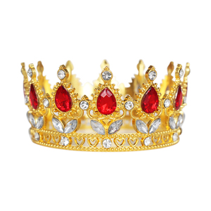 Couronne de cristal de luxe en gros, directement de l'usine, diadème de mariée, accessoires pour cheveux de mariage, décoration de gâteau floral - Product Image 3