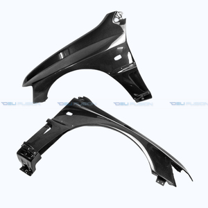 Pour Mitsubishi Lancer Evolution Evo 7 8 9 (2001-2007) – Kit carrosserie large style VRS en fibre de carbone avec ailes avant ventilées et passages de roue - Product Image 5