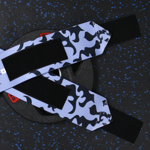 カスタムロゴ卸売プレミアム品質リストサポートジムリストラップウェイトリフティングボディビルディングヘビーデューティーサムループ - Product Image 1