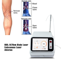 Chirurgie Phlébologique 980 1470 Ablation Laser Endoveineuse Varices EVLA EVLT Machine Laser Vasculaire