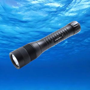 DL-C02 1200 lumen dẫn lặn Đèn pin IP68 150m quay C Kích thước pin Hợp kim nhôm dưới nước lặn đèn - Product Image 1
