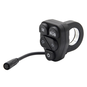 Interruptor de manillar para scooter eléctrico de 48 V con botón de control integrado, luz delantera, señal de giro y bocina para piezas de scooter Kukirin T3 - Product Image 5