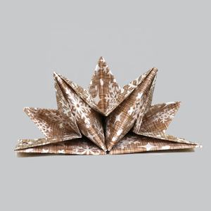 <span class=keywords><strong>Serviettes</strong></span> de table colorées jetables Santian Paper Star 3 plis <span class=keywords><strong>Serviettes</strong></span> de cocktail pré-pliées en paquet - Product Image 4