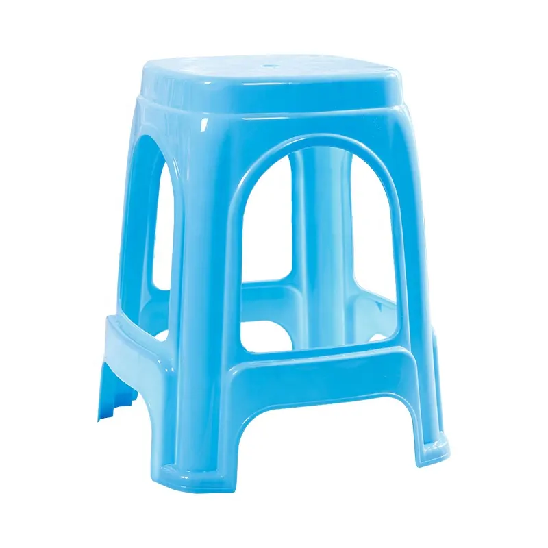 חדר רחצה קידום מכירות חזק שרפרפי רגל ילדים ביתי Stackable זול גבוה פלסטיק שרפרף כיסא