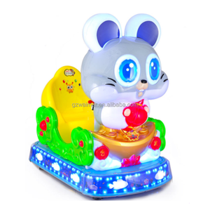 Machine de jeu d'arcade pour enfants, type super-voiture à bascule, à monnayeur, pour parcs d'attractions intérieurs/extérieurs - Product Image 5