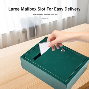 Buzón de Correo Metálico Moderno y Minimalista, de Pared, Anti-Robo, para Exterior, Impermeable, con Recubrimiento <span class=keywords><strong>en</strong></span> Polvo, para Recibir Paquetes, para <span class=keywords><strong>Casa</strong></span> o Apartamento - Product Image 4