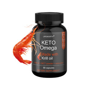 Lifeworth Keto Omega 3 Sterkte Supplement Voor Volwassenen Visolie Epa Dha Astaxanthine Krill Olie <span class=keywords><strong>Capsules</strong></span> Complexe Vitaminen Mineralen - Product Image 4