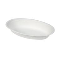 Ecologisch verantwoorde 29oz ovale kom van bagasse, wegwerpbaar, biologisch afbreekbaar, magnetronbestendig, hittebestendig, duurzaam, geschikt voor restaurants en kamperen