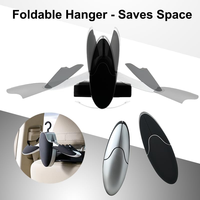 Porte-vêtements et organisateur de vêtements pour appuie-tête de siège auto, design pingouin mignon, accessoire de voyage pour voiture