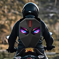 Mochila impermeable de carcasa dura para viaje, ciclismo, motocicleta, deporte, Fitness, gimnasio, mochila con pantalla Led