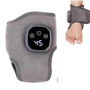 0728 2025 Home Use Cordless Heated Ankle <b>Massager</b> Portable Vibration Foot Pain Relief Therapy Device - Product Image 4