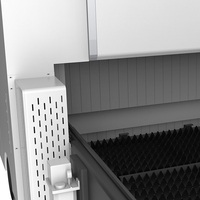Source laser IPG Raycus haute puissance entièrement fermée 3000W 4000W 6000W Machine de découpe laser à fibre pour tôle d'acier et d'aluminium