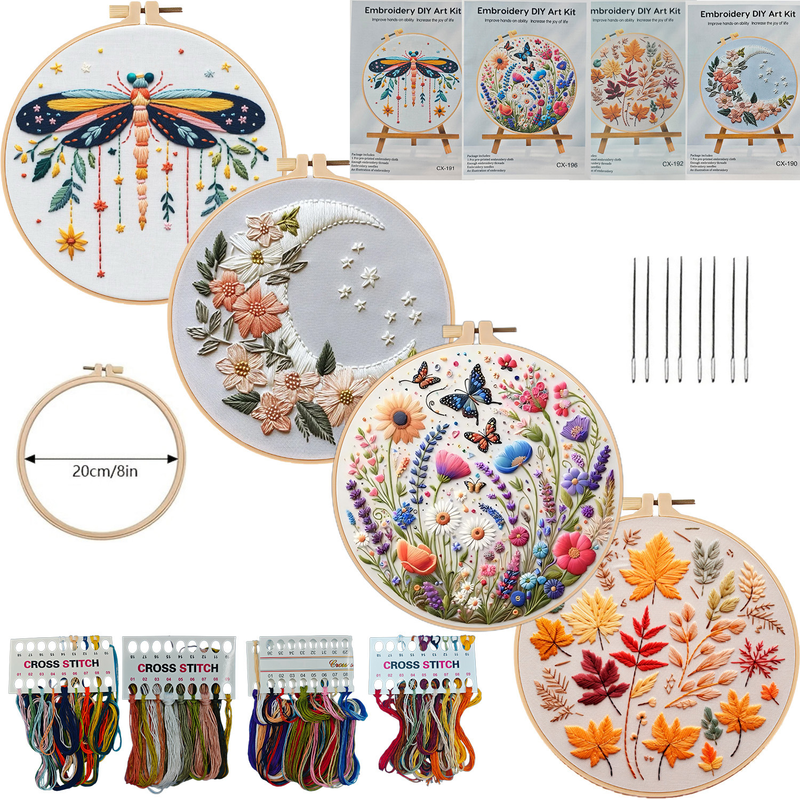 Hand Embroidery Crafts Wall Decoration Painting