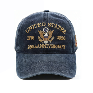 Fabriqué au Vietnam, casquette de baseball en tissu personnalisable avec logo brodé, casquette de cowboy vintage, casquette de camionneur unisexe - Product Image 1