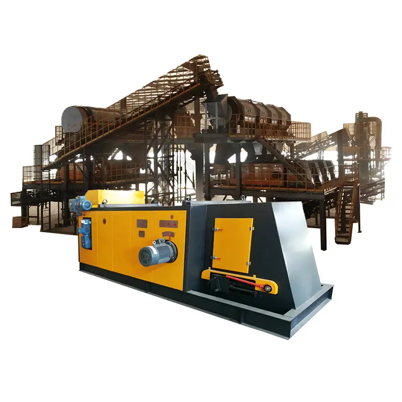 Municipal Solid Waste separator sorting line Garbage steel Aluminum BEST MSW garbage recycling rate scrap recycling machine