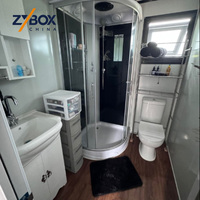 ZYBOX Villa préfabriquée extensible à double aile en panneaux sandwich isolés pour hôtel, appartement, gîte ou complexe hôtelier