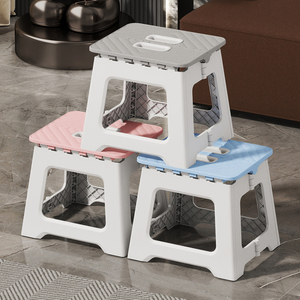 Prix d'usine Tabouret pliant en plastique de haute qualité Tabouret rétractable pliant léger portable Tabouret en plastique pliable - Product Image 4
