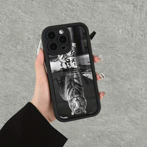 <span class=keywords><strong>Coque</strong></span> de téléphone portable en TPU antichoc de style objectif d'appareil photo avec impression photo Chat Change Tiger pour <span class=keywords><strong>Iphone</strong></span> 11 12 13 14 15 16 17 Pro Max - Product Image 4