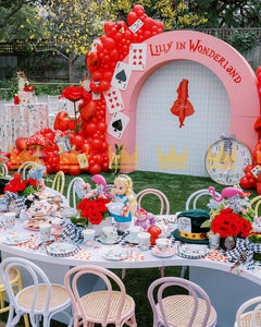 Silla Infantil Moderna de Ratán Tejida a Mano, Muebles Ligeros y Seguros para Decoración de Fiestas de Cumpleaños, Sala de Estar Interior - Product Image 5