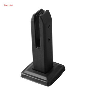 Hiện đại chải kính thép không gỉ Kẹp cầu thang chân đế dễ dàng cài đặt cho tường hồ bơi decking lan can lan can - Product Image 1