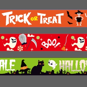 Bracelets jetables imperméables personnalisés pour Halloween avec impression typographique pour événements festifs et codes QR - Product Image 2