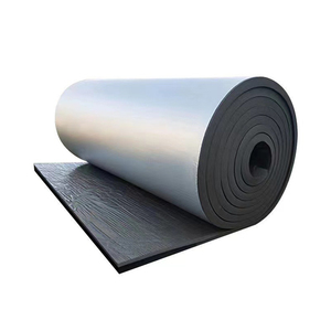 Funas Industriel 30mm Noir Caoutchouc <span class=keywords><strong>Isolation</strong></span> Mousse Feuille Panneau Carré En Plastique Mur Feuilles Panneau pour Entrepôt <span class=keywords><strong>Isolation</strong></span> Thermique 5m - Product Image 1