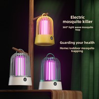 Nuevo Matamosquitos Eléctrico No Tóxico para el Hogar con Clasificación IP33, Trampa de Doble Uso con Luz UV para Interiores/Exteriores, Repelente para Camping