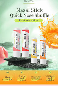 コールドプレス100％ピュアペパーミントリーフエッセンシャルオイル鼻スティック、ハーブフルーティーな香り、アロマセラピー、リフレッシュ、リラックス - Product Image 5