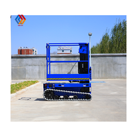 Plateforme élévatrice à mât vertical automotrice sur chenilles 3,8 m - 5,8 m, vente directe en gros, élévateur télescopique pour personnel