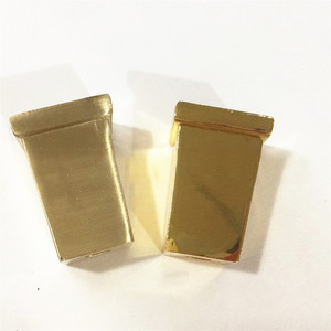 Piedini quadrati in ottone <span class=keywords><strong>sabot</strong></span> tavolo in metallo sedia gambe puntali decorativi in ottone - Product Image 6