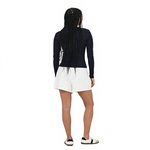 T-shirt à manches longues pour femmes, été, séchage rapide, respirant, 100% coton tricoté, coupe décontractée - Product Image 6