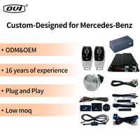 Kit de Démarrage à Distance OVI PKE, Bouton Poussoir Start Stop, Entrée sans Clé pour Mercedes-Benz Classe V W447, Alarme Voiture OBD Plug and Play