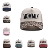 Gorra de Béisbol MOMMIN Bordada de 6 Paneles, Unisex, de Algodón Transpirable, Impermeable, Estilo Vintage, Ajustable, para Verano