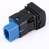 Interruptor de botón azul para salpicadero de coche, luz LED para Toyota, acamry, Hiace, Corolla, Land Cruiser, Prado 150, RAV4, Altis 2018 +, 12V, 3A, nuevo