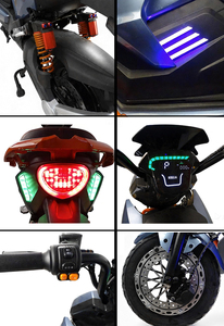 โรงงานขายส่ง OEM ODM สกู๊ตเตอร์ไฟฟ้าสำหรับผู้ใหญ่สองล้อ 60V 72V 20AH 1000W มอเตอร์ทรงพลัง - Product Image 3
