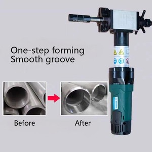 Máy tạo cạnh vát và làm phẳng ống kim loại di động, gắn trong đường kính ống, dụng cụ tạo cạnh vát ống - Product Image 4