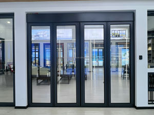 Thông minh tự động Bi-Fold hệ thống cổng với điều khiển từ xa và cảm biến an toàn, thiết kế hiện đại cho biệt thự và xây dựng thương mại - Product Image 4