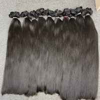 Penjual Rambut Bergelombang Alami Kamboja, Rambut Manusia Mentah Vietnam dengan Kutikula Tertata Rapi, Rambut Keriting India